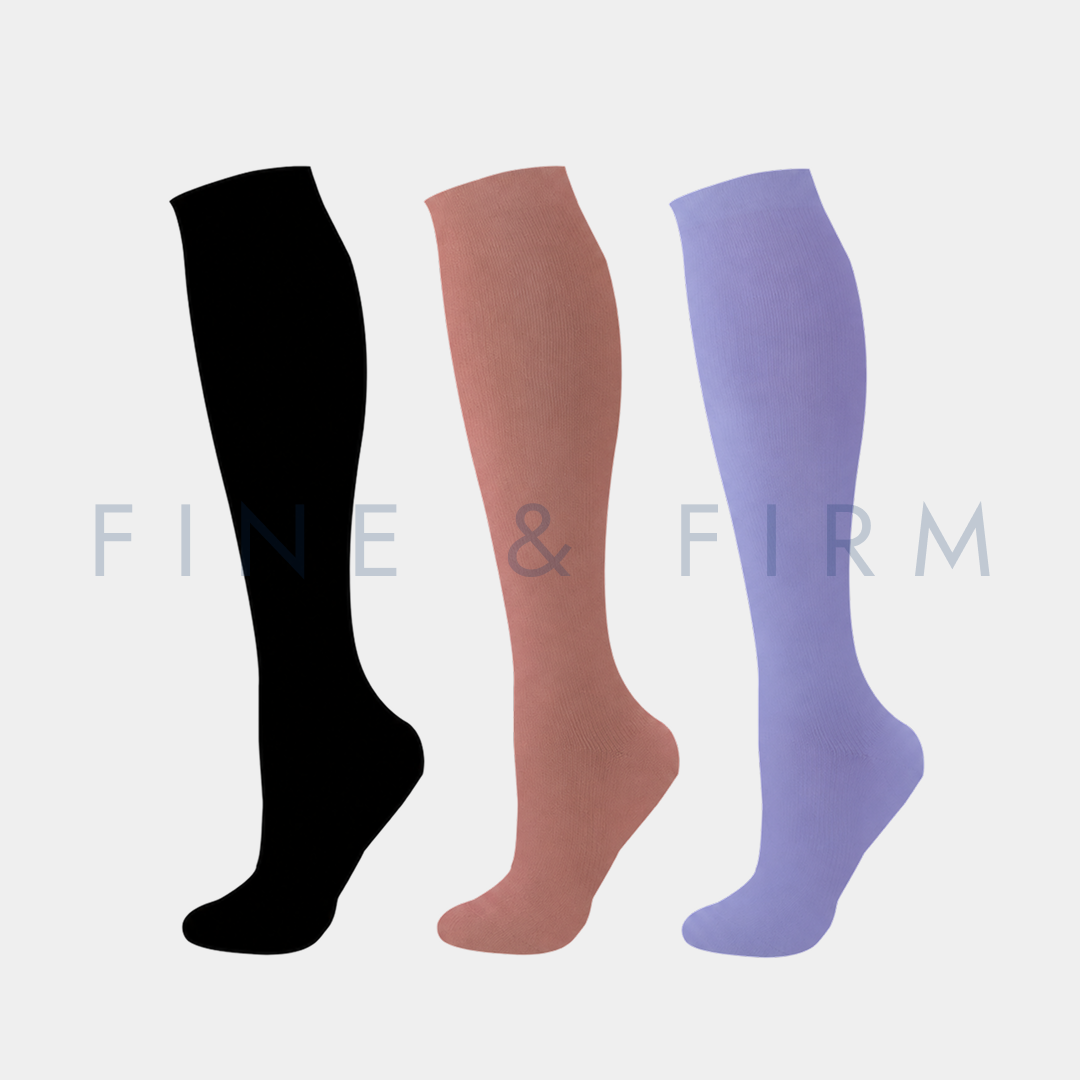 Compression Socks – 3 Pack Purple Mix