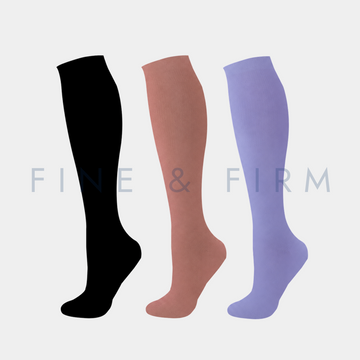 Compression Socks – 3 Pack Purple Mix