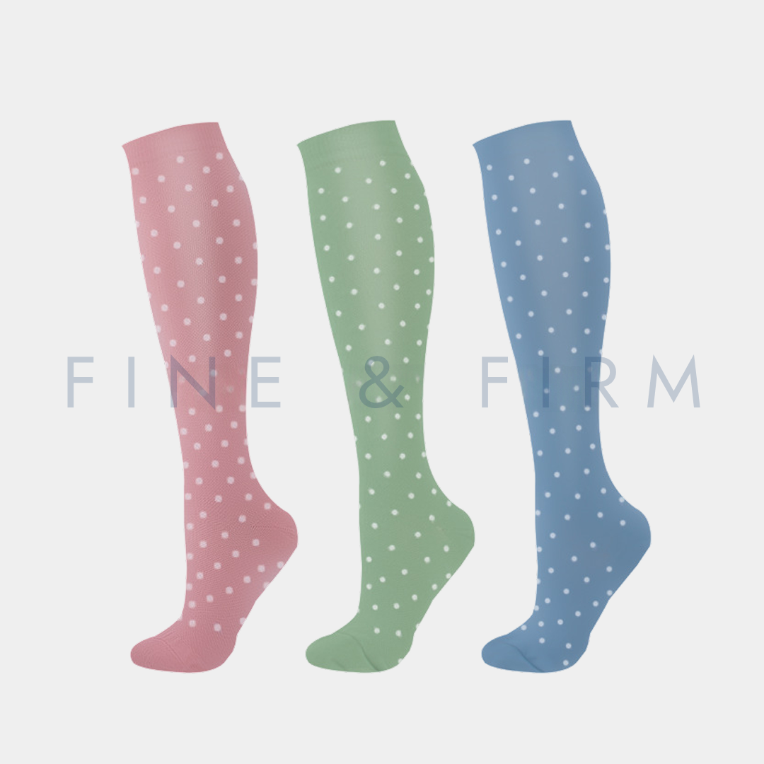 Compression Socks – 3 Pack Pastel Variety