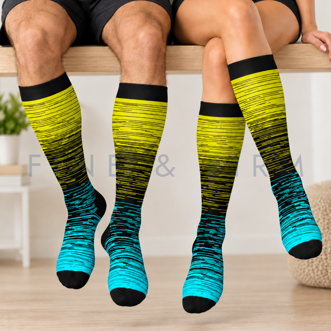 Compression Socks – 3 Pack Vibrant Mix