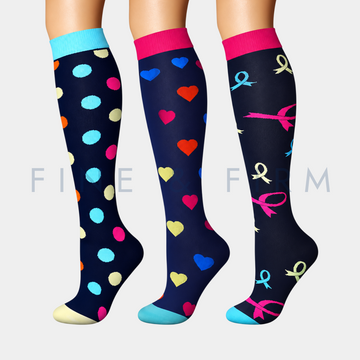 Compression Socks – 3 Pack Colorful Patterns