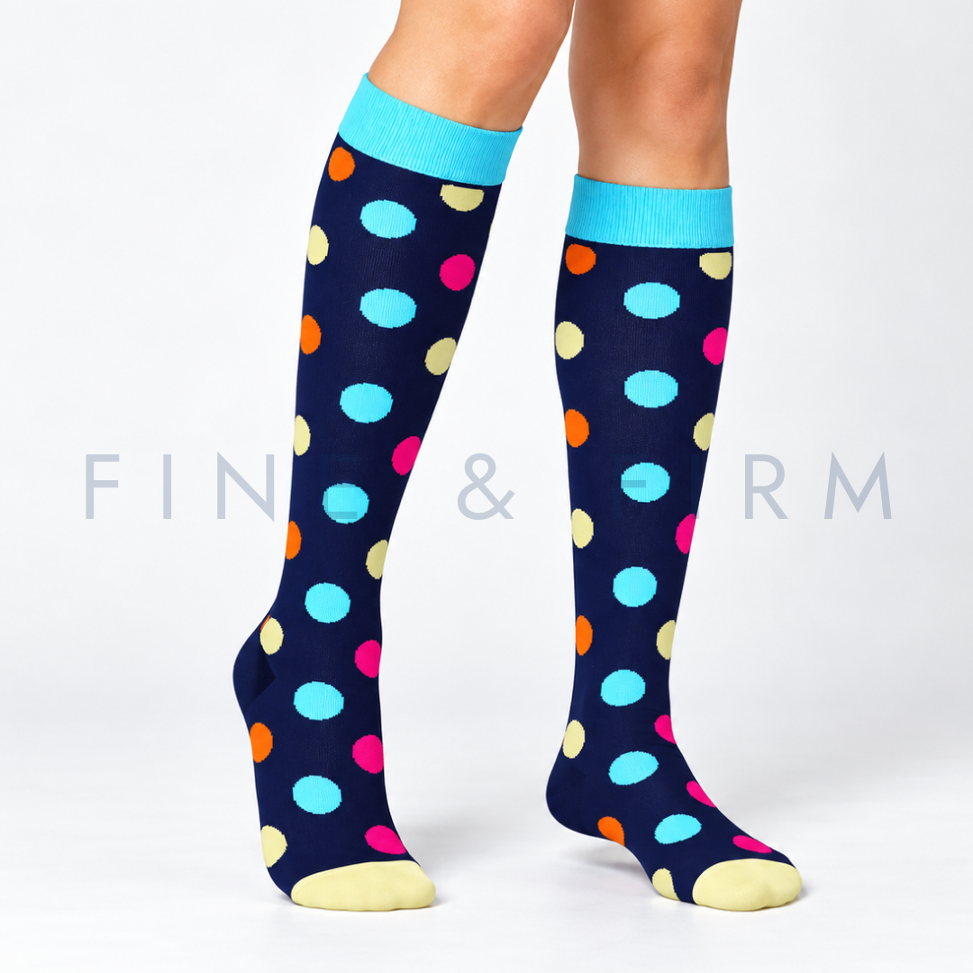 Compression Socks – 3 Pack Bright Color Mix