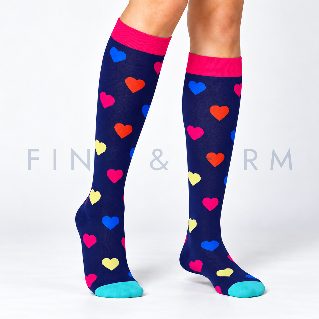 Compression Socks – 3 Pack Bright Color Mix