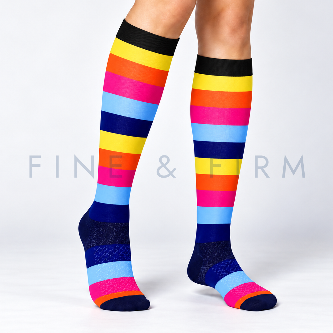 Compression Socks – 3 Pack Bright Color Mix