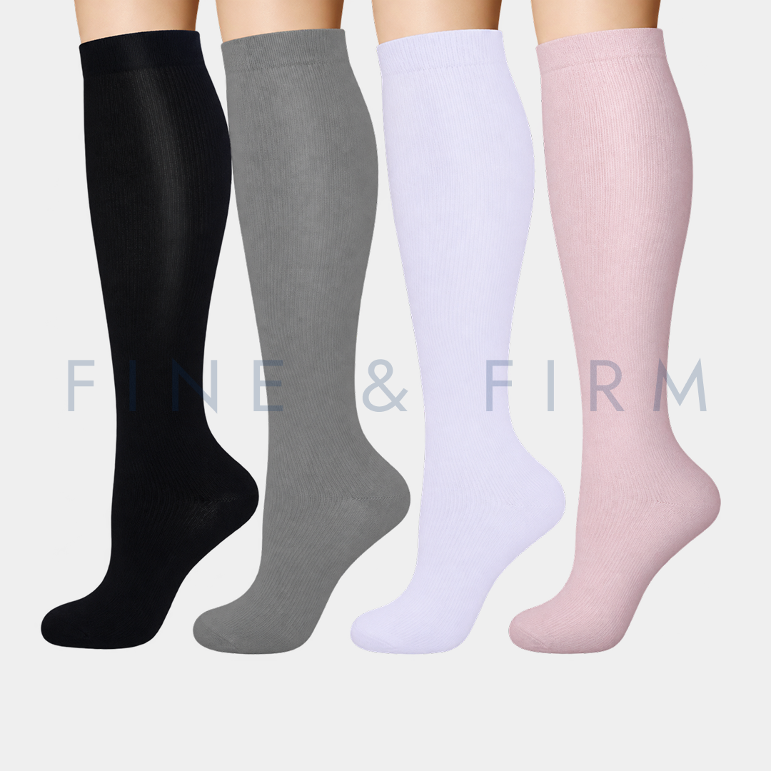4 Pairs of Comfortable Compression Socks