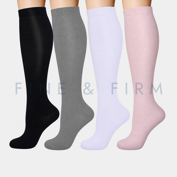 4 Pairs of Comfortable Compression Socks