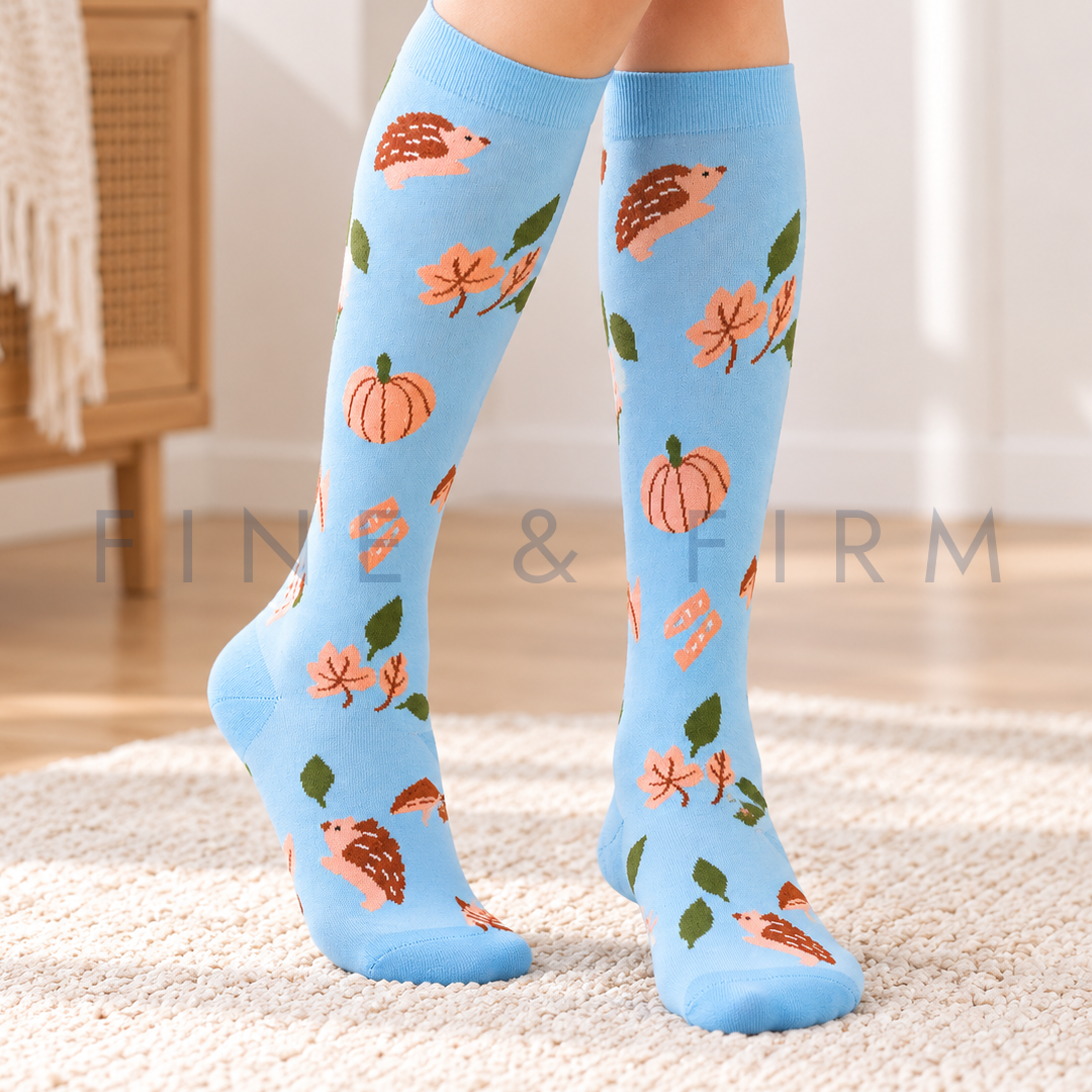 Compression Socks for Work & Travel – 4-Pair Set