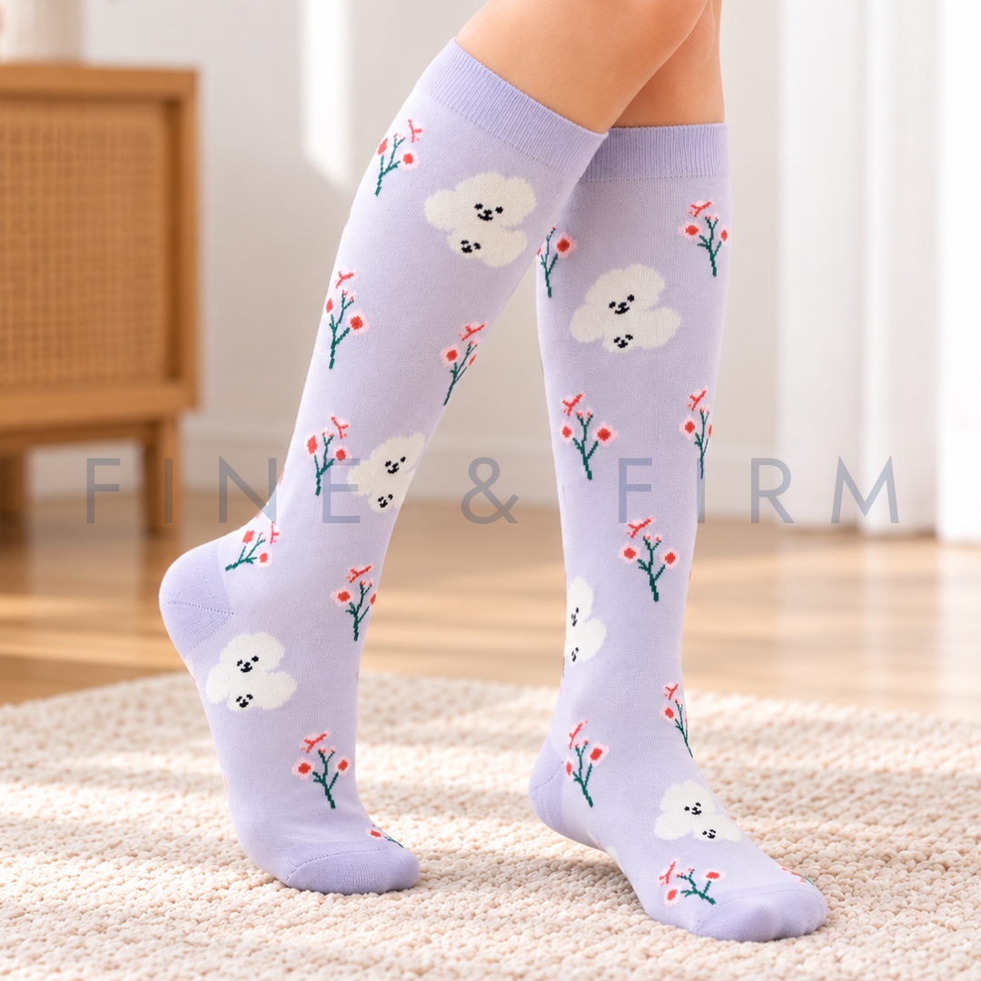 Compression Socks for Work & Travel – 4-Pair Set