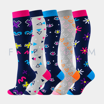 Compression Socks – 5-Pair Multipack