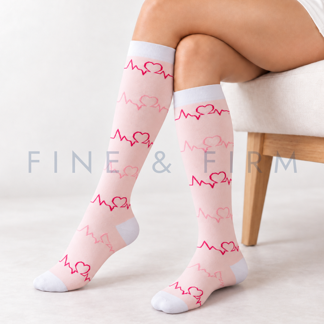 Compression Socks – 3 Pack Pink Collection