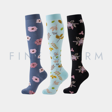 Compression Socks – 3 Pack Colorful Mix