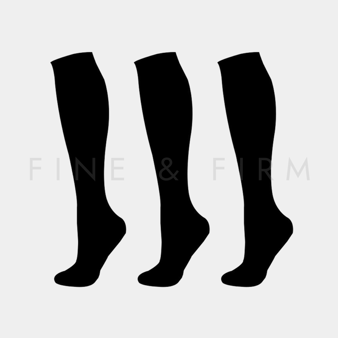 Compression Socks – 3 Pack Classic Black