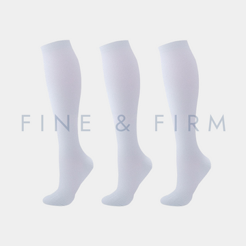 Compression Socks – 3 Pack Classic White