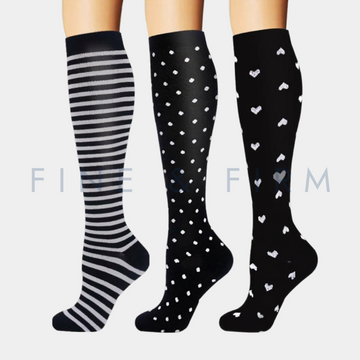 Compression Socks – 3 Pack Dark Prints